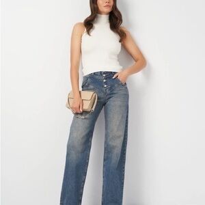 Express Blue Flare Women's Jeans